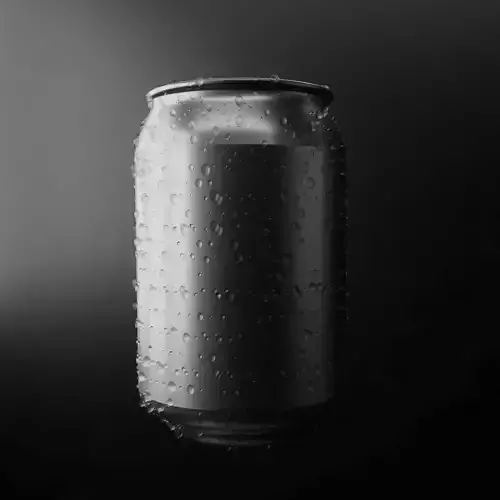 Sodacan with Droplets 