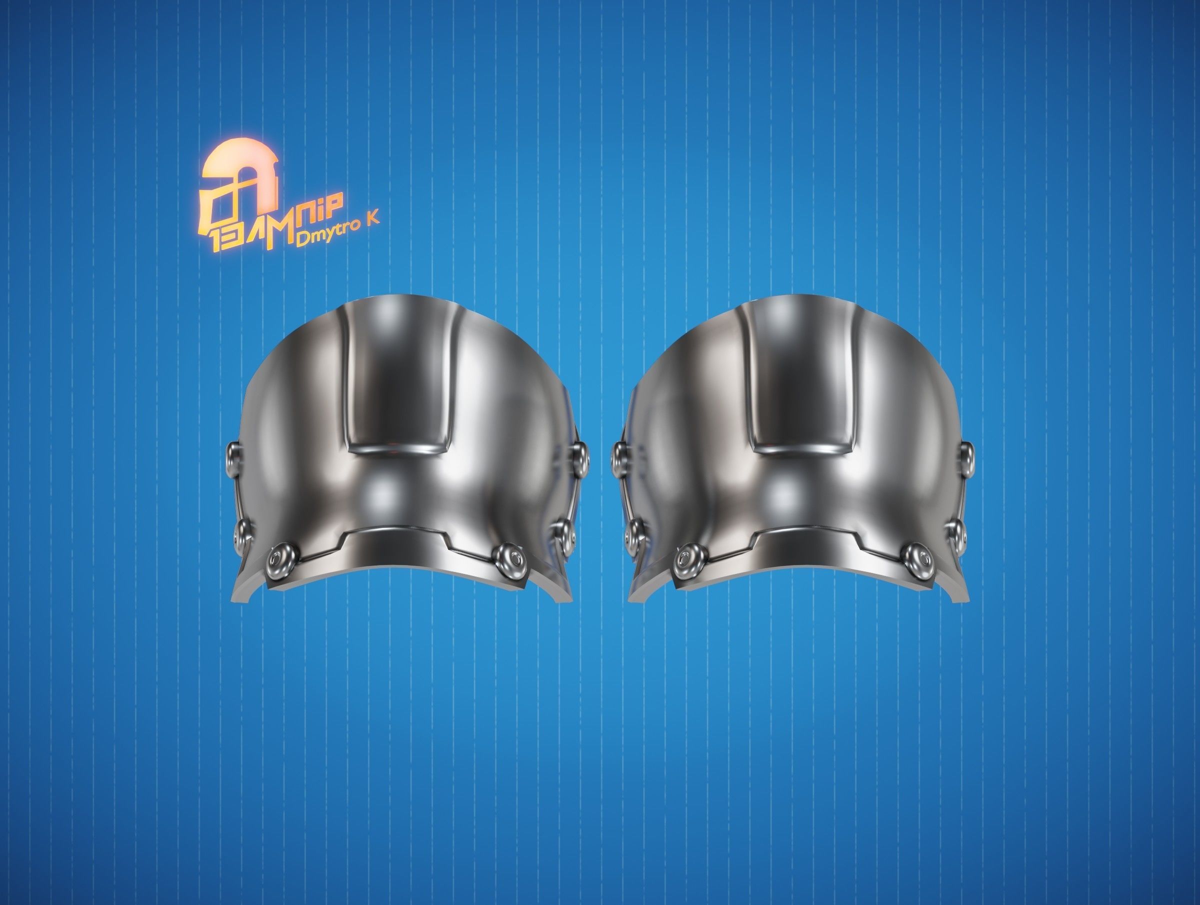 Custom Shoulder Pauldron 3D model 3D printable | CGTrader