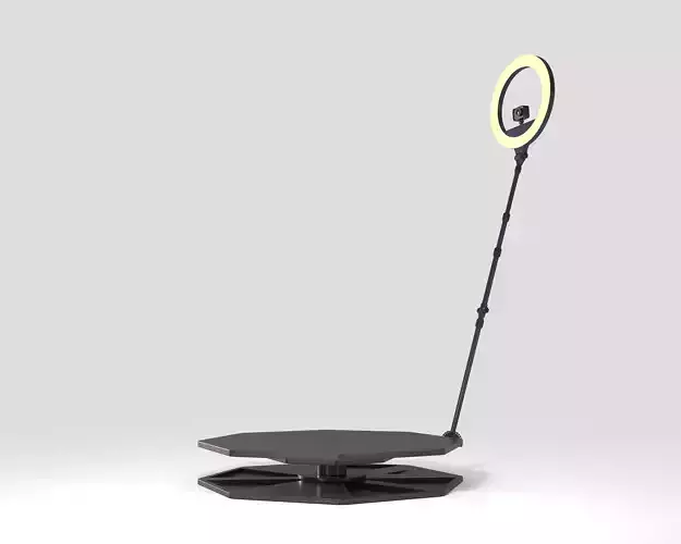 360 degree spin camera booth 3D model