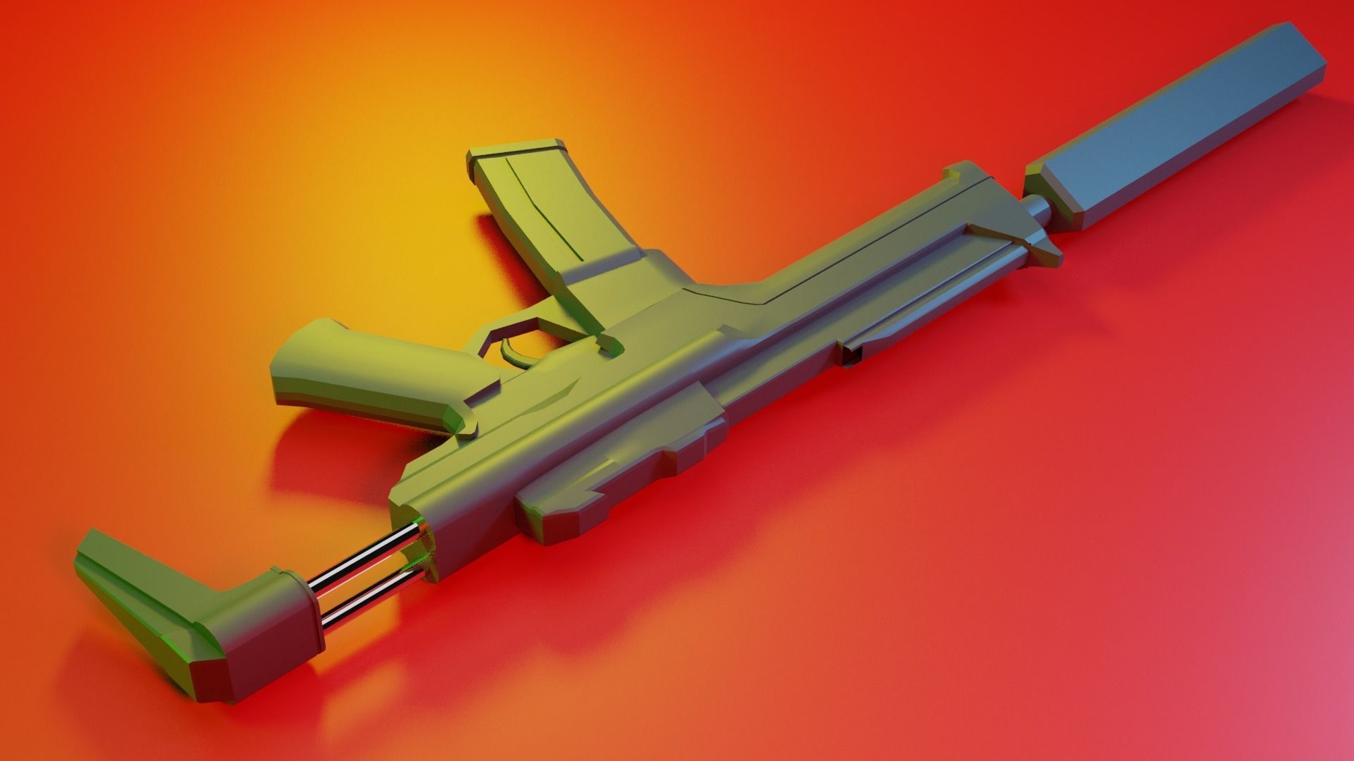 Valorant Spectre 3D model_1