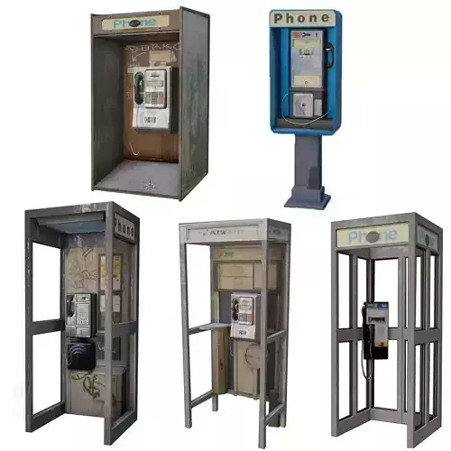 Phone Booth Asset Pack 