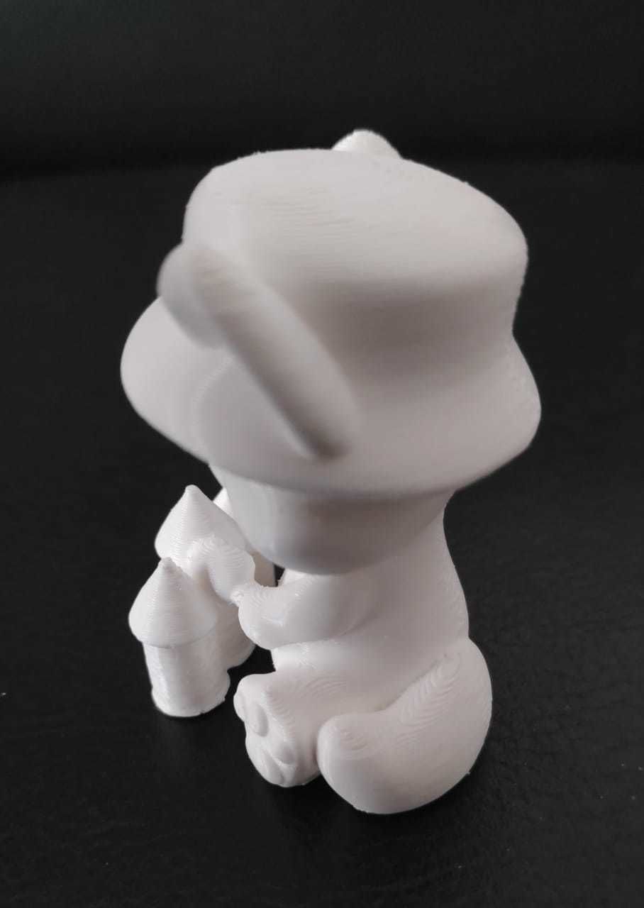 Fox Sand Castle 3D print model_11