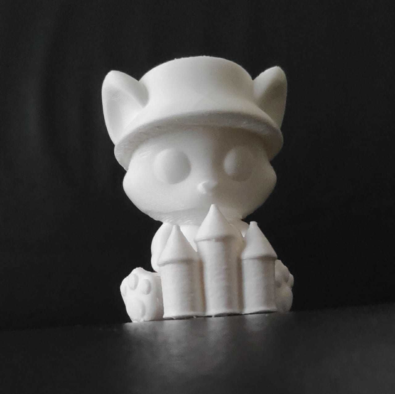 Fox Sand Castle 3D print model_10
