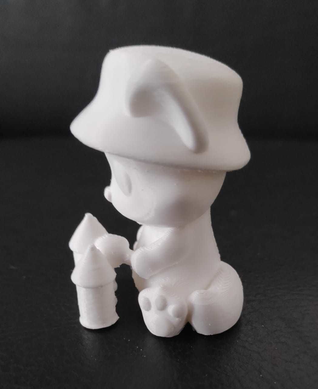 Fox Sand Castle 3D print model_6