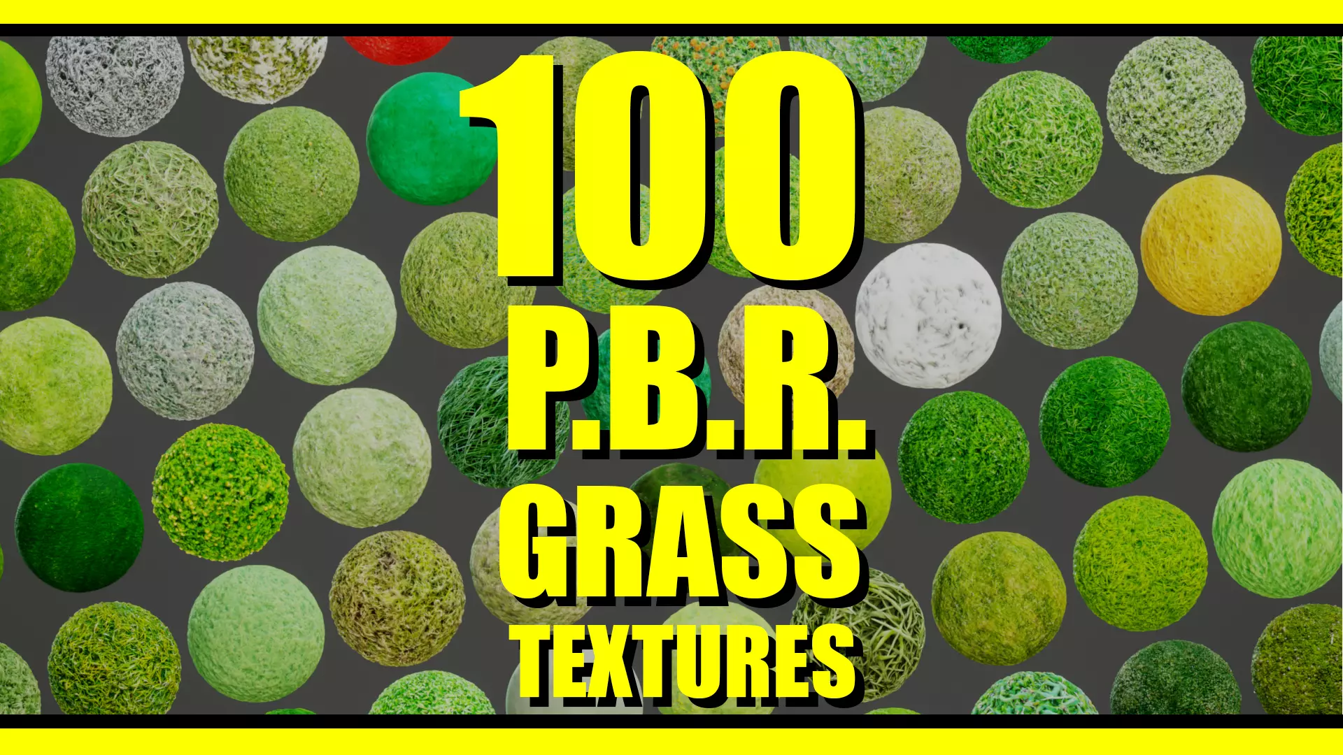 100 PBR Grass Textures Bundle Texture