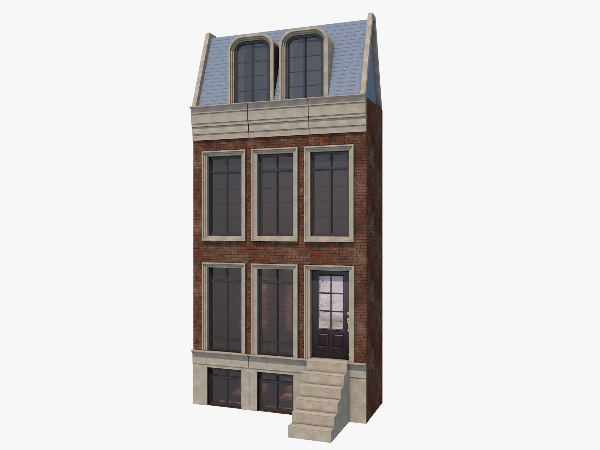 European building 5 Free low-poly 3D model