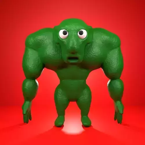 Green Monster Character