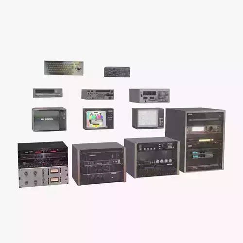 3D Audio-Video Equipment Pack Free 3D model