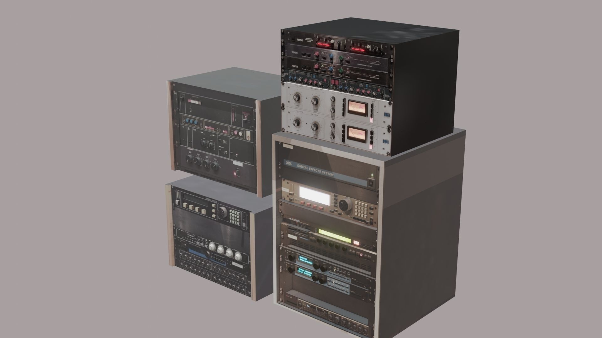 3D Audio-Video Equipment Pack Free 3D model_4