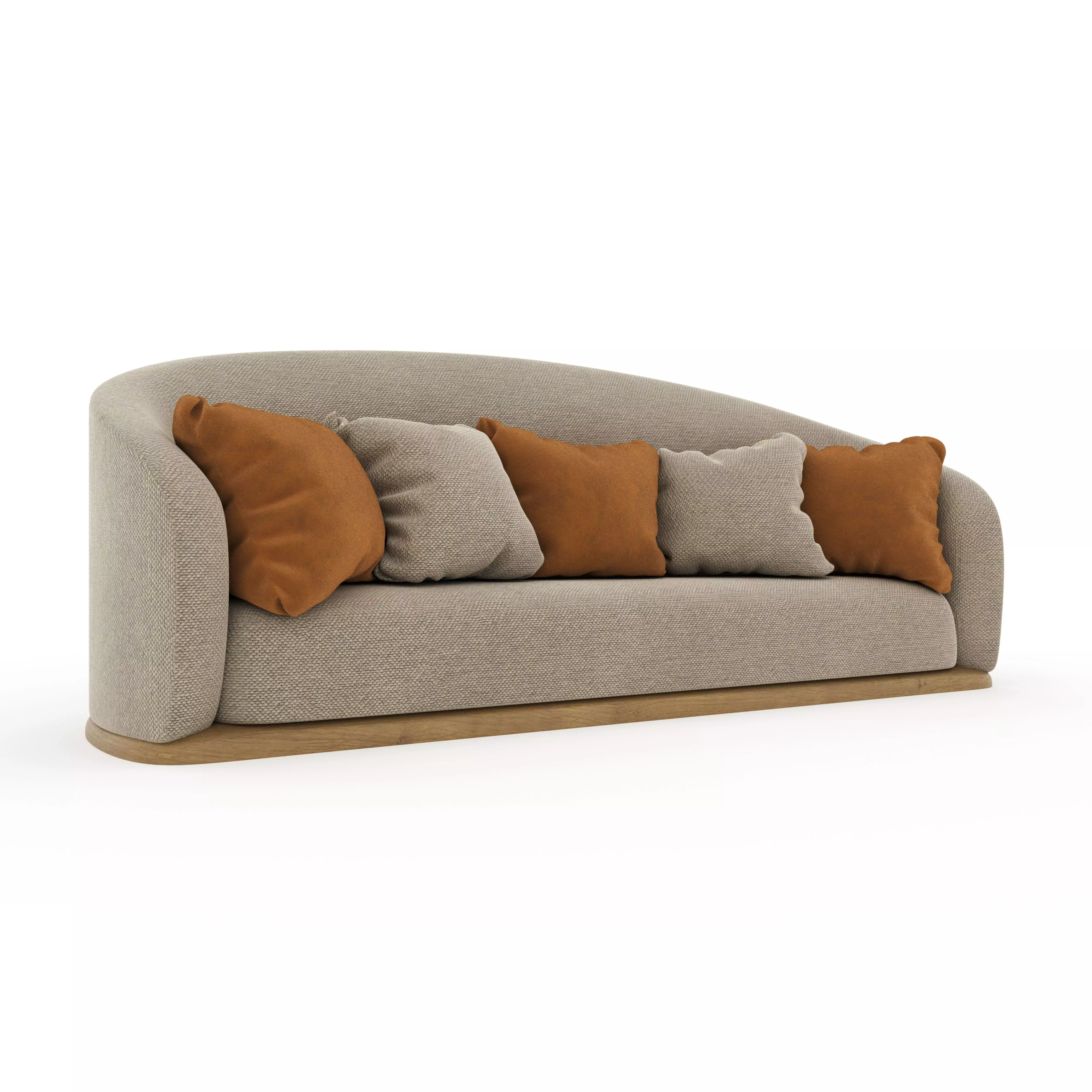 WONDERFUL MODERN SOFA UVS MAPPED 3D model