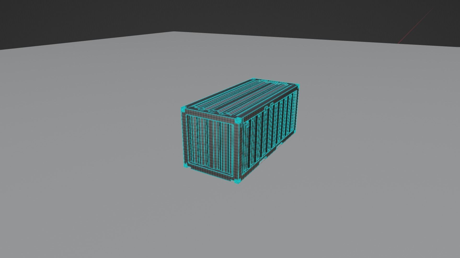Shipping Container PBR low-poly game ready Low-poly 3D model_9