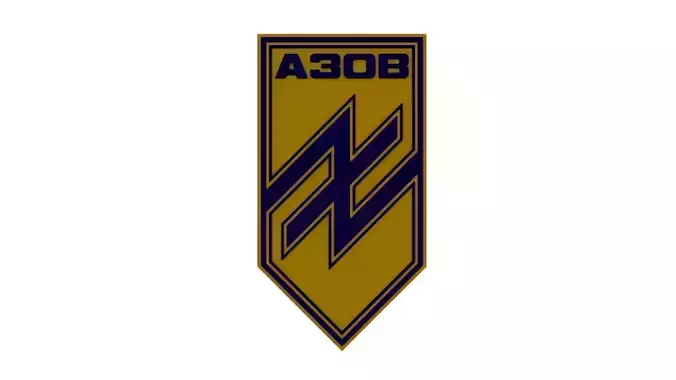 Emblem of the Azov Battalion 3D model
