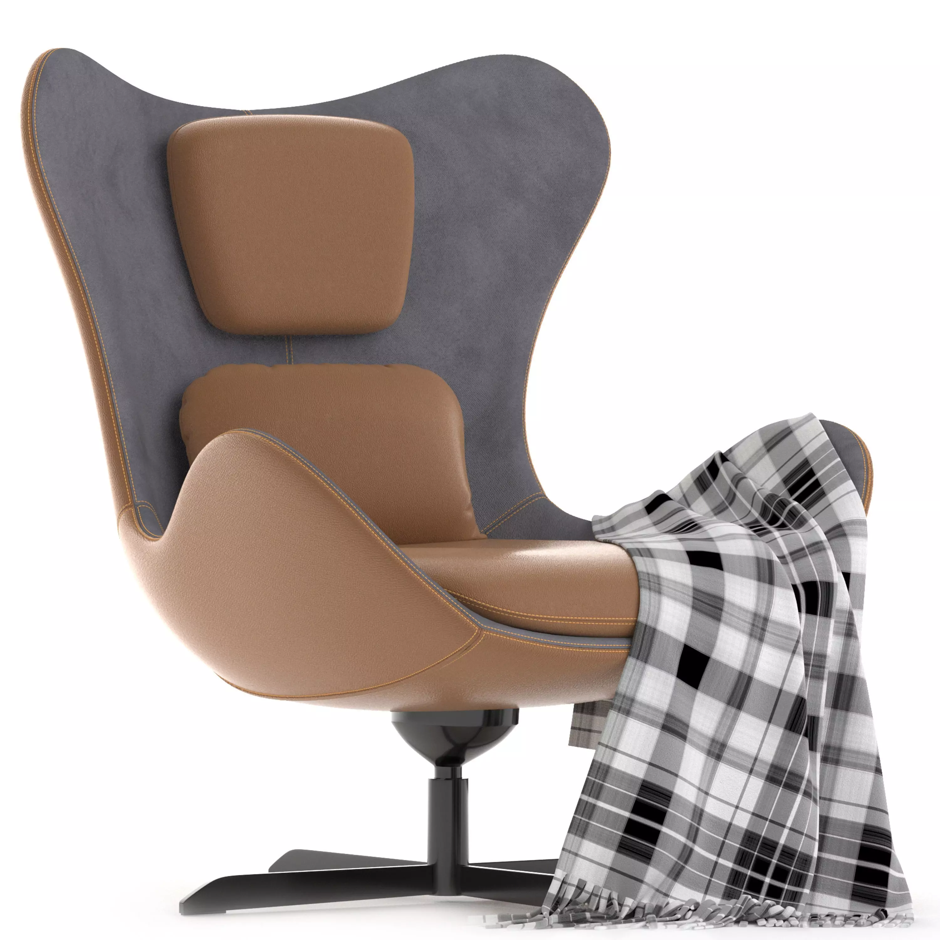 Lazy armchair 3D model