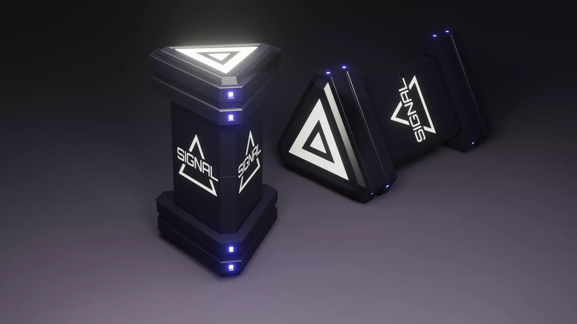 HardSurface - Sci-Fi Signal Tower 3D model_0