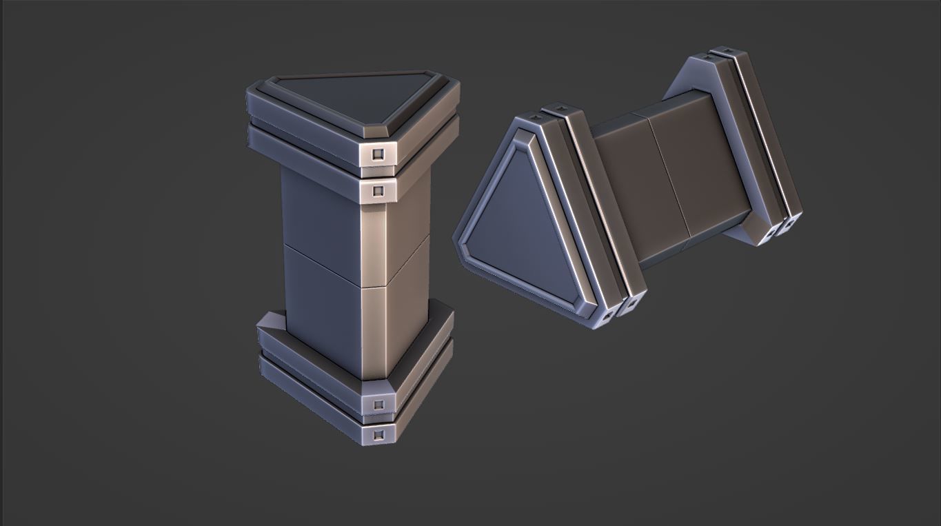 HardSurface - Sci-Fi Signal Tower 3D model_2