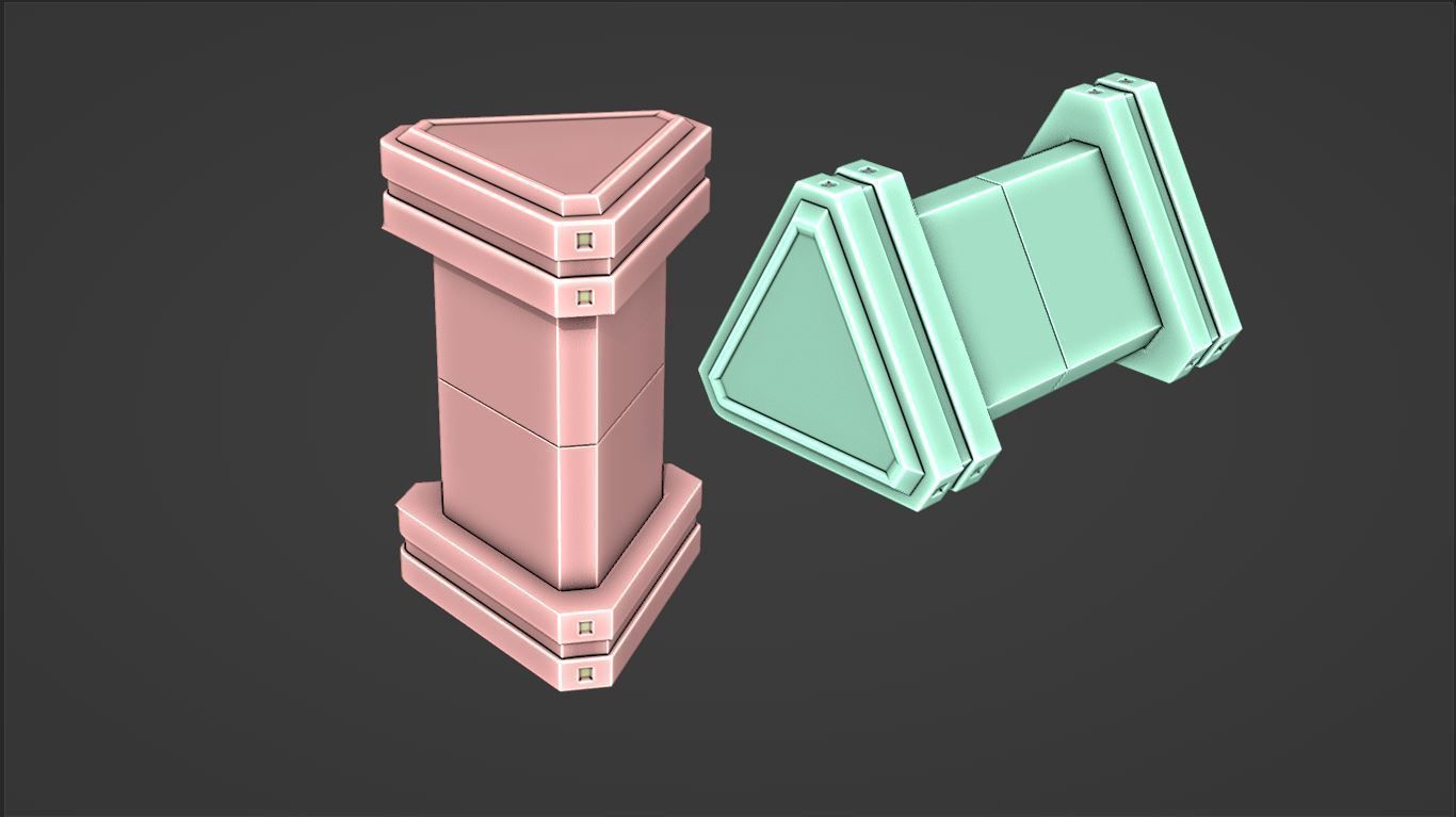 HardSurface - Sci-Fi Signal Tower 3D model_3