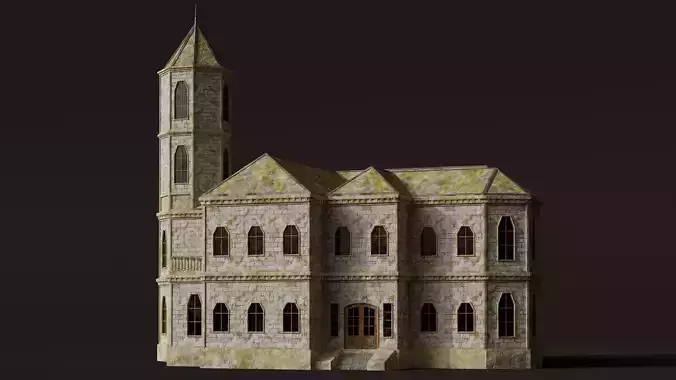 Old Mansion 2 3D model