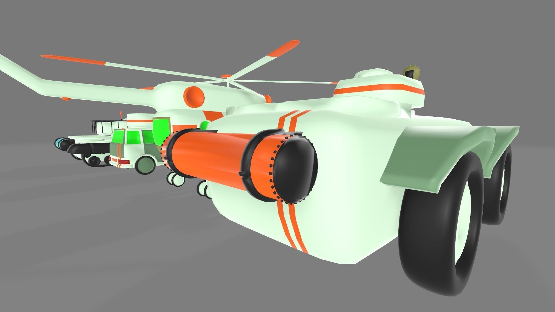 army pack 3D model_12