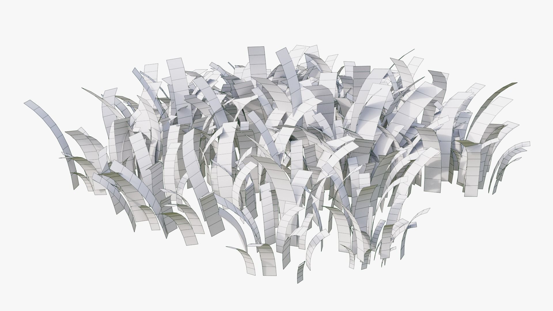 Grasses and Flower Field Package 3D Model Collection_29