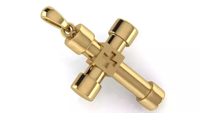 CROSS PENDANT CR154 3D print model