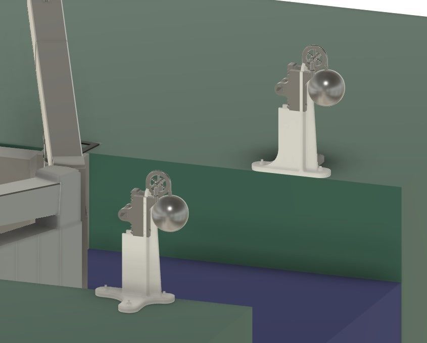 Model Railway Canal Lock Gates 3D print model_13