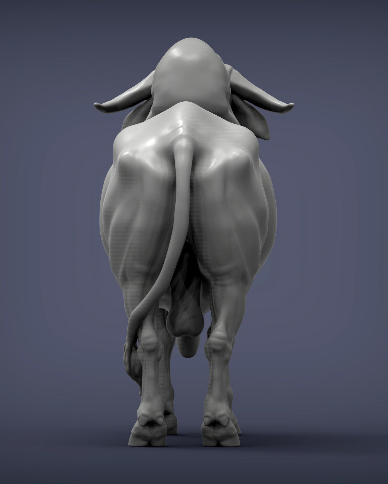 Gyr Bull 3D print model_4