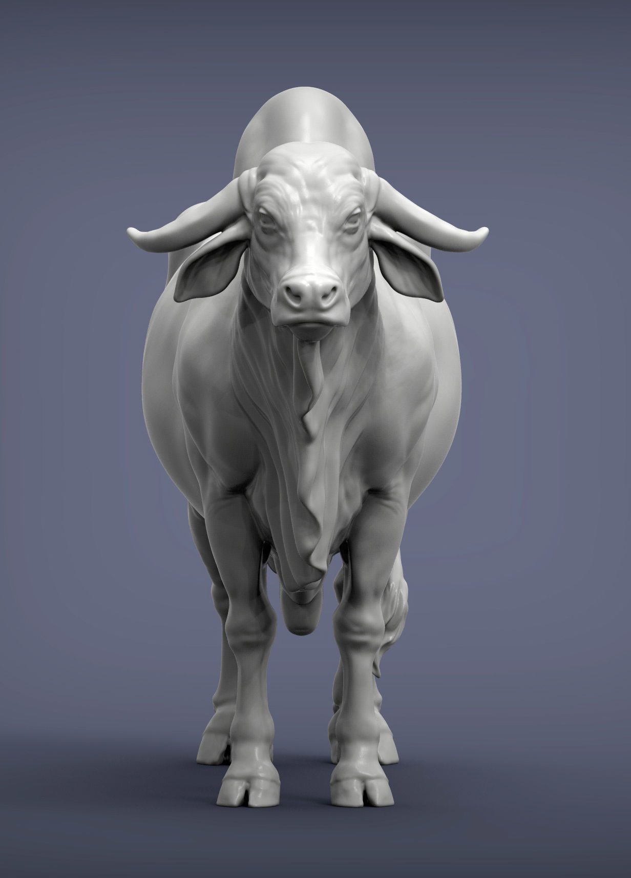 Gyr Bull 3D print model_3