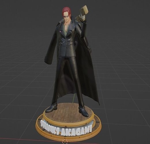 Shanks Akagami - One Piece BB 3D print model