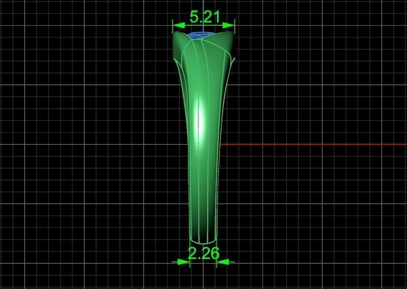 ring Floating Diamond pear 371 3D print model_11