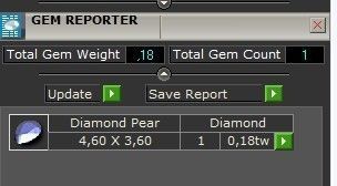 ring Floating Diamond pear 371 3D print model_4