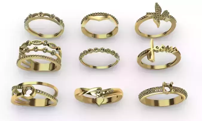 Lady Ring Anillo dama 9 units