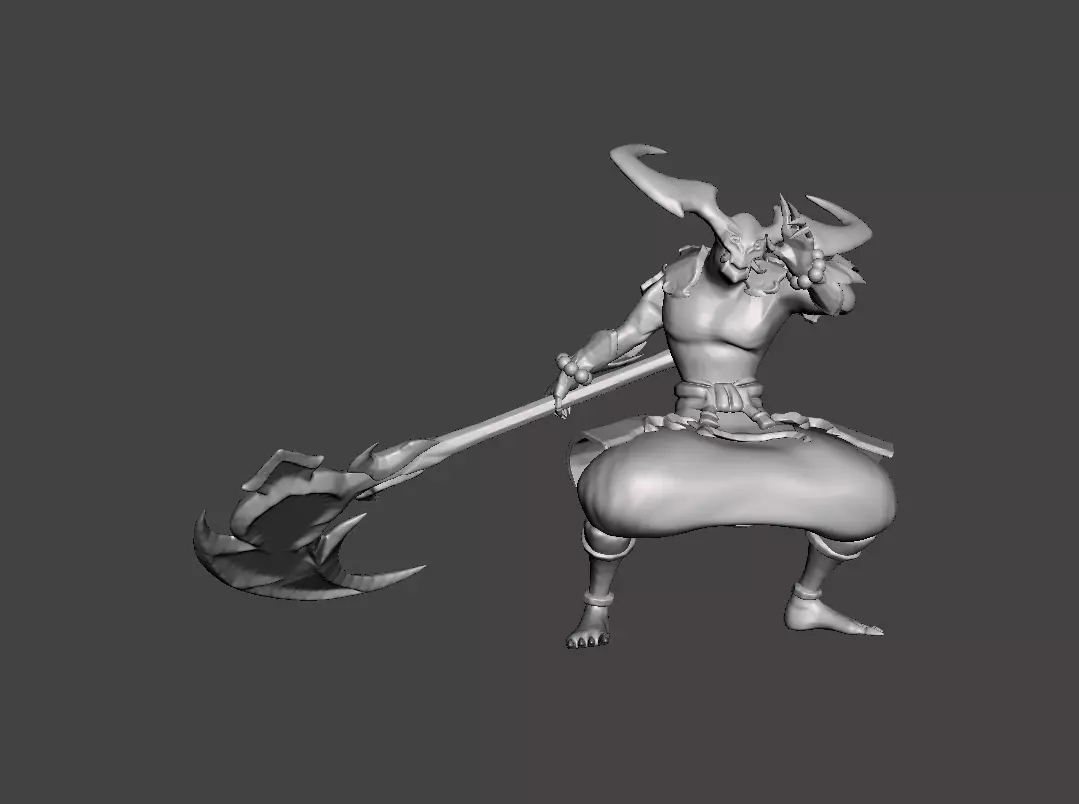 Snow Moon Kayn form 2 3D Model 3D print model_0