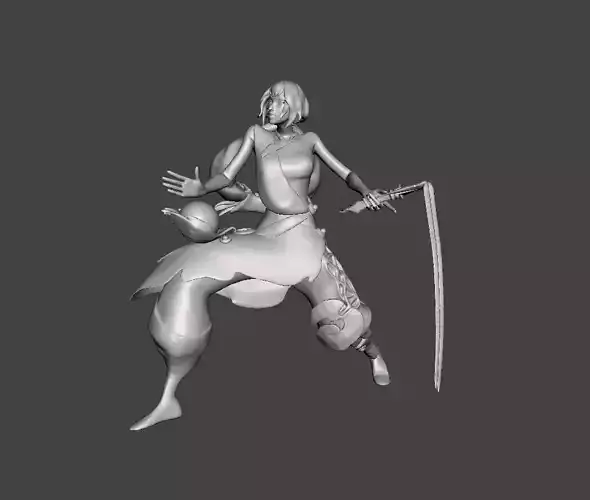 Nilah League of legends 3D Model