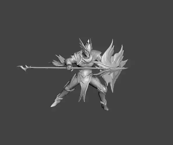 Ashen Knight Pantheon 3D Model 3D print model