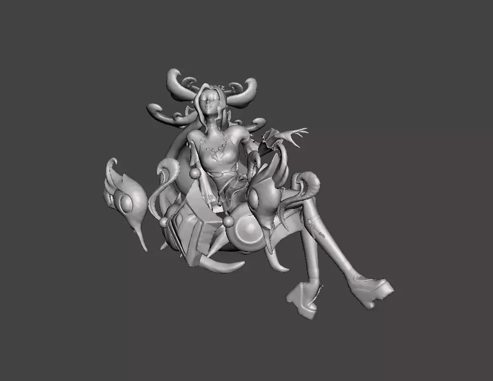 Ocean Song Seraphine 3D Model 3D print model_0