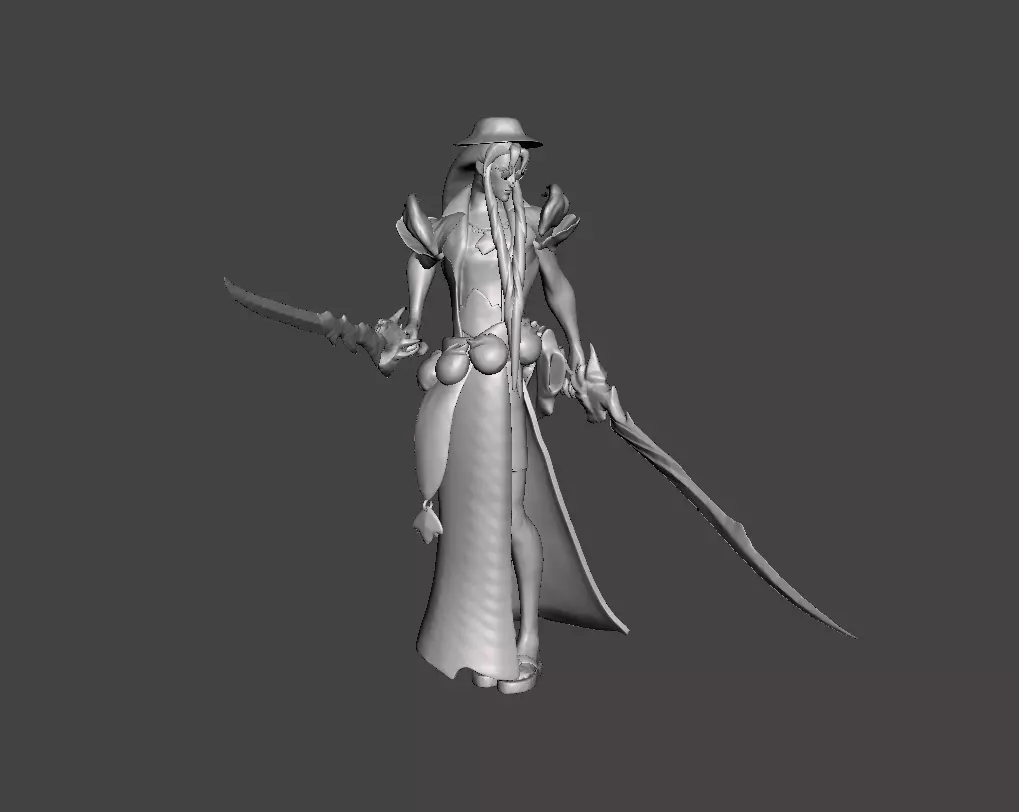 Ocean Song Yone 3D Model 3D print model