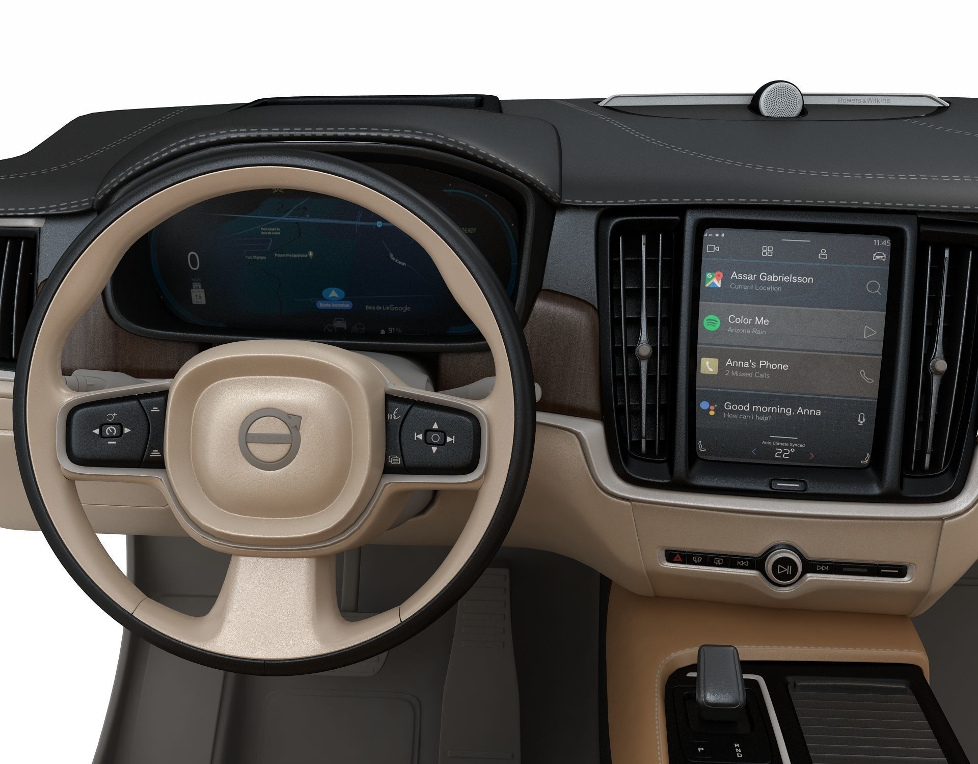 car interior 3D model_4