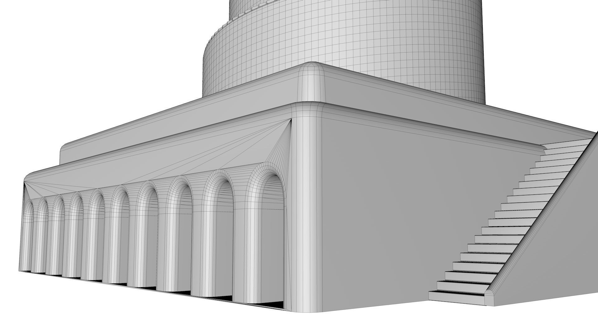 Moulouya Samarra of iraq 3D model_16