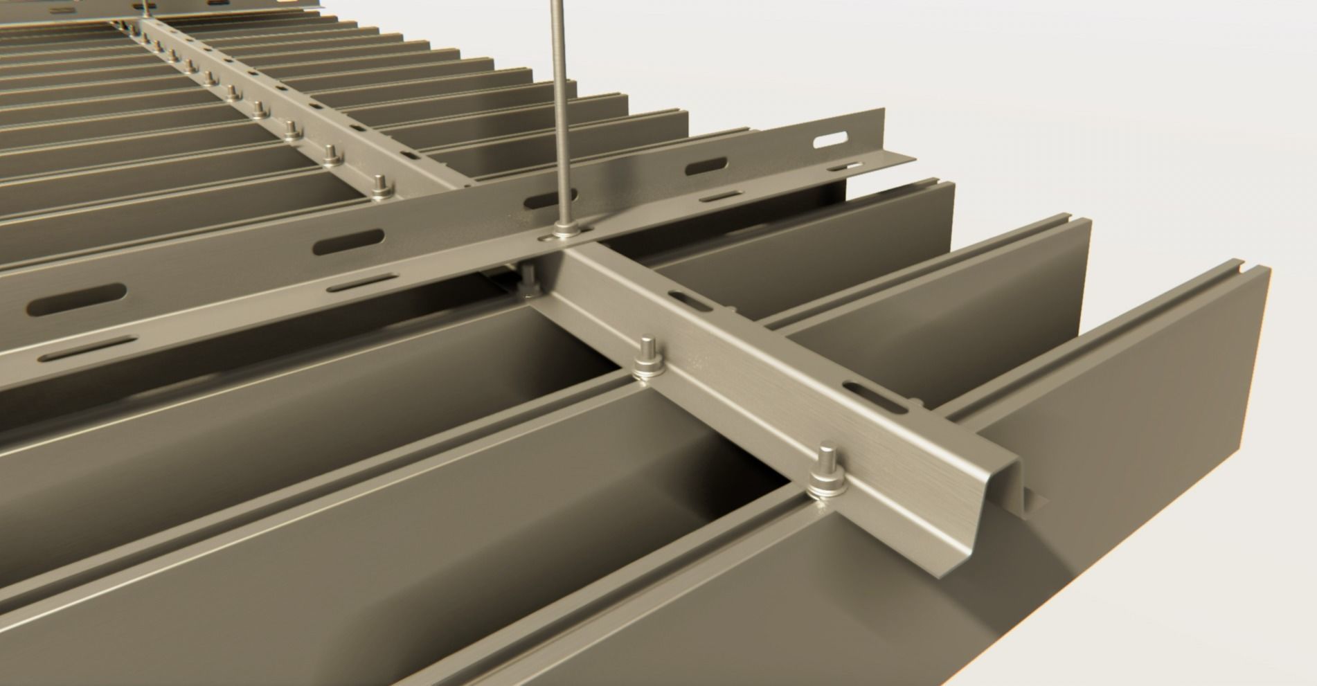 BIM-GC-Baffle Extrusion Suspended Ceiling -From Architect- 3D model_7