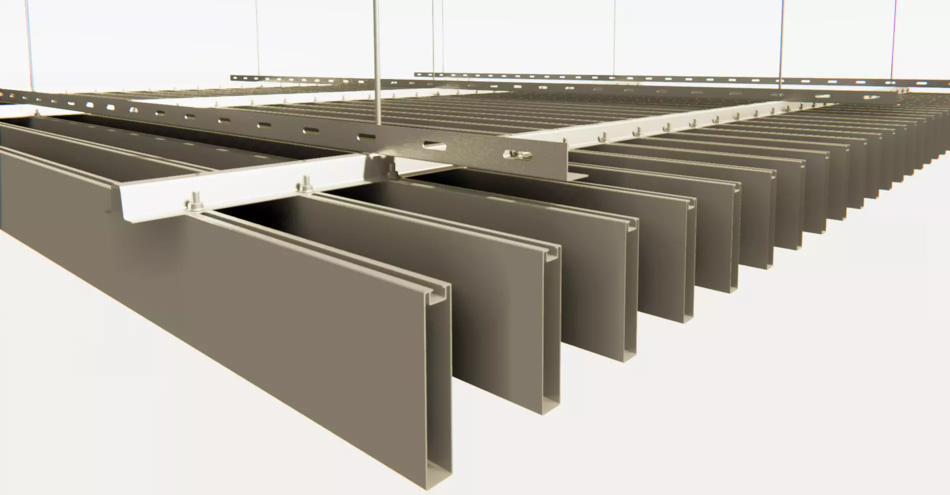 BIM-GC-Baffle Extrusion Suspended Ceiling -From Architect- 3D model_0