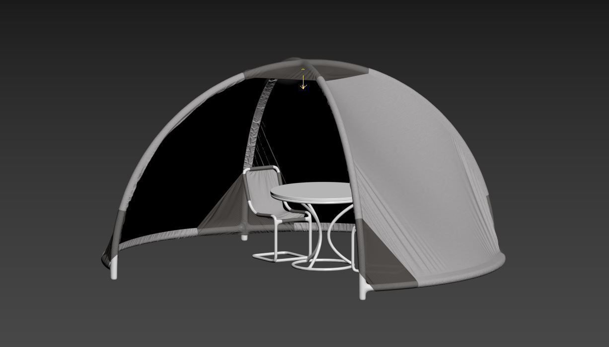 Tent for openspace events  3D model_20
