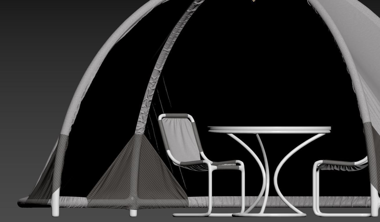 Tent for openspace events  3D model_13
