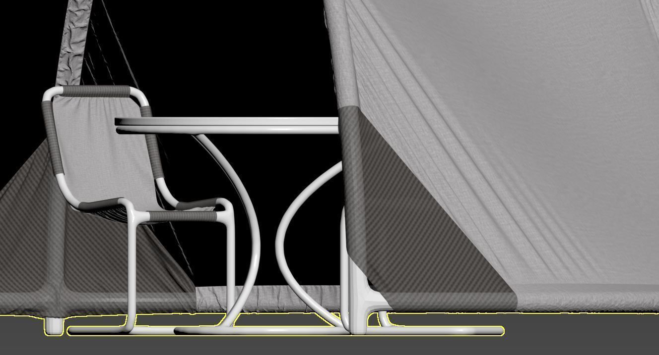 Tent for openspace events  3D model_10
