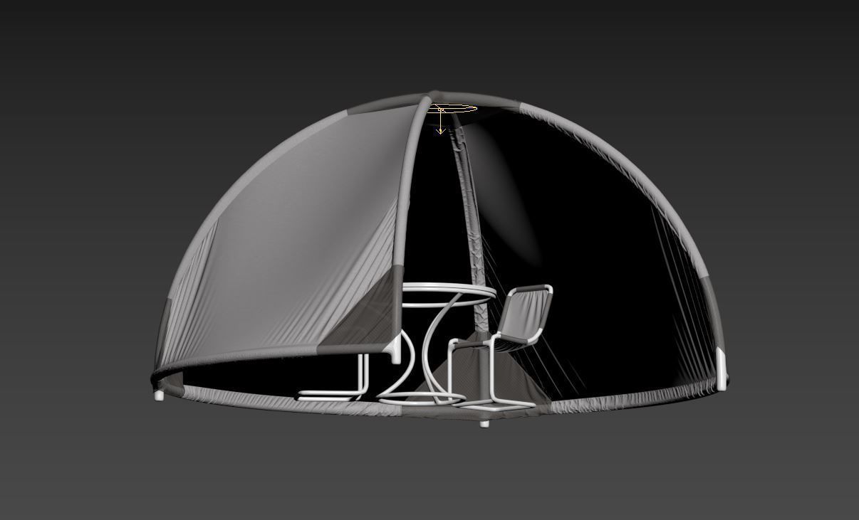 Tent for openspace events  3D model_21