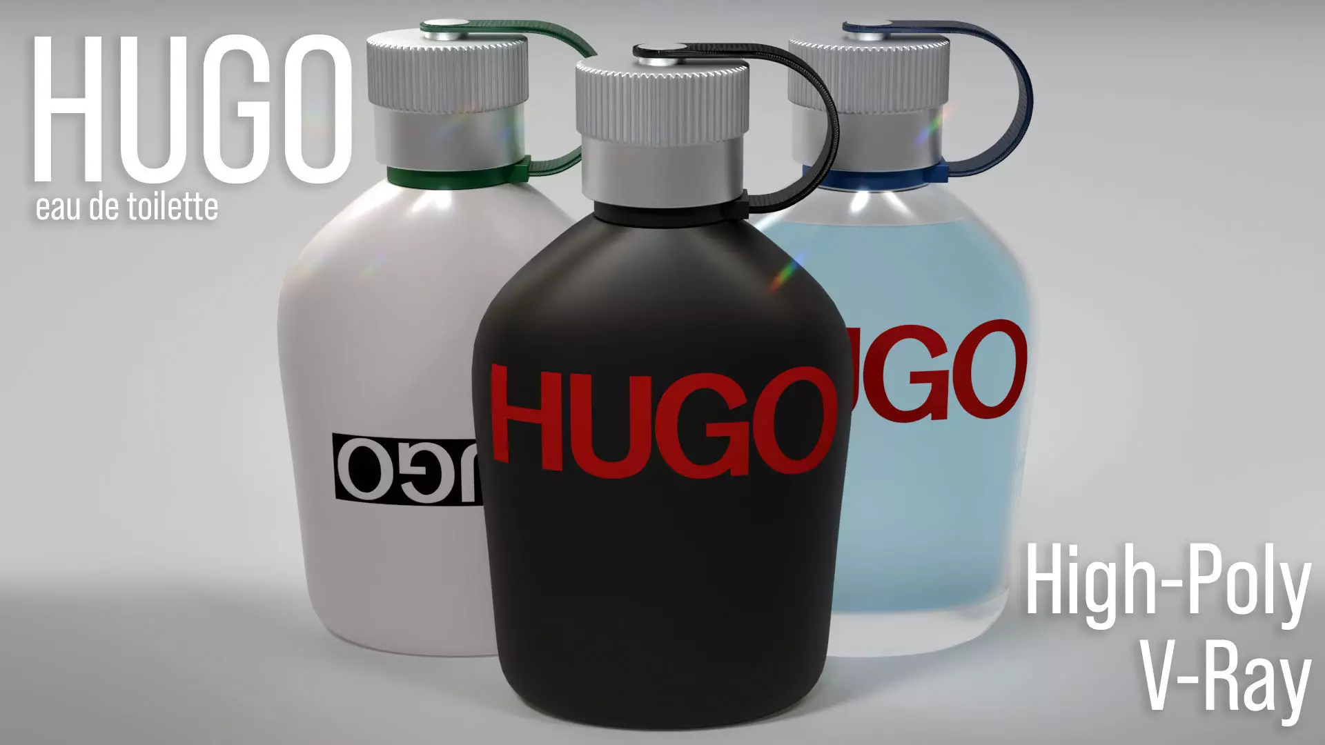 Hugo by Hugo Boss Eau de toilette Aftershave  3D model_0