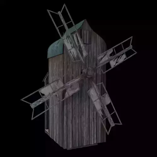 Old wind mill 3D model