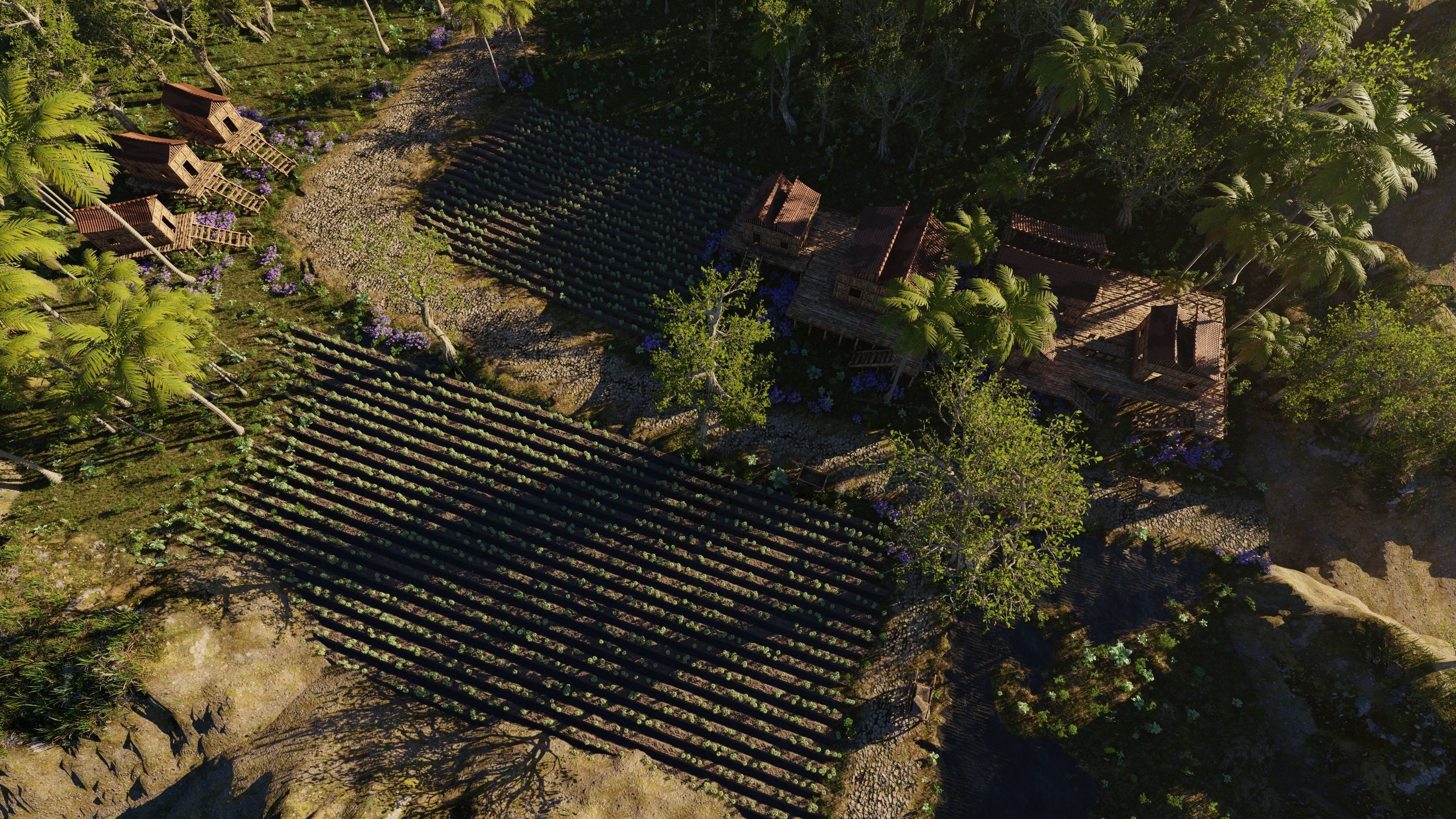 Medieval Farm Scene 3D model_11