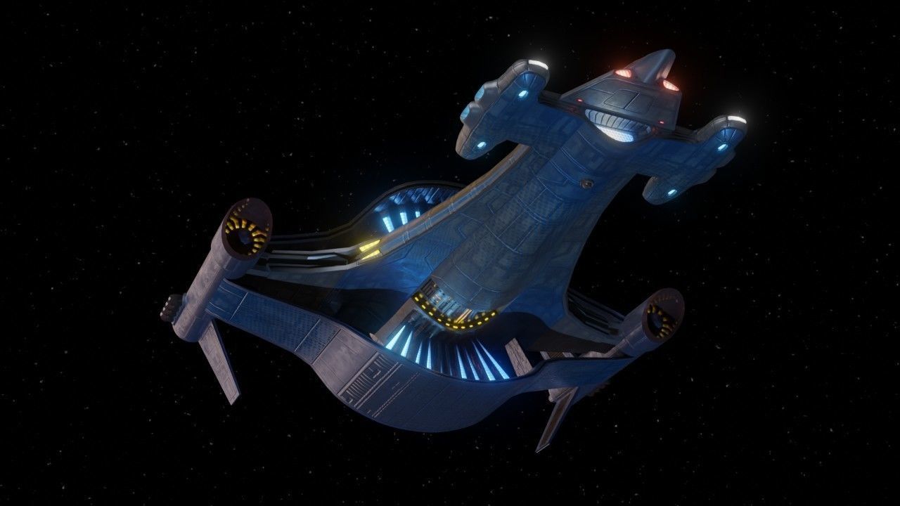 Orion Race-Built Spaceship based on Star Trek 3D model_2