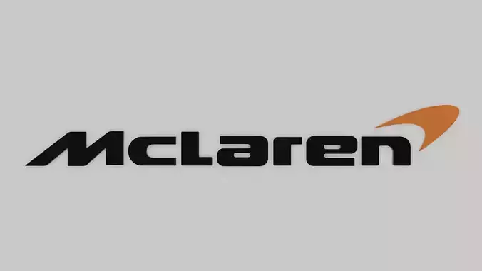 mclaren logo 3D model