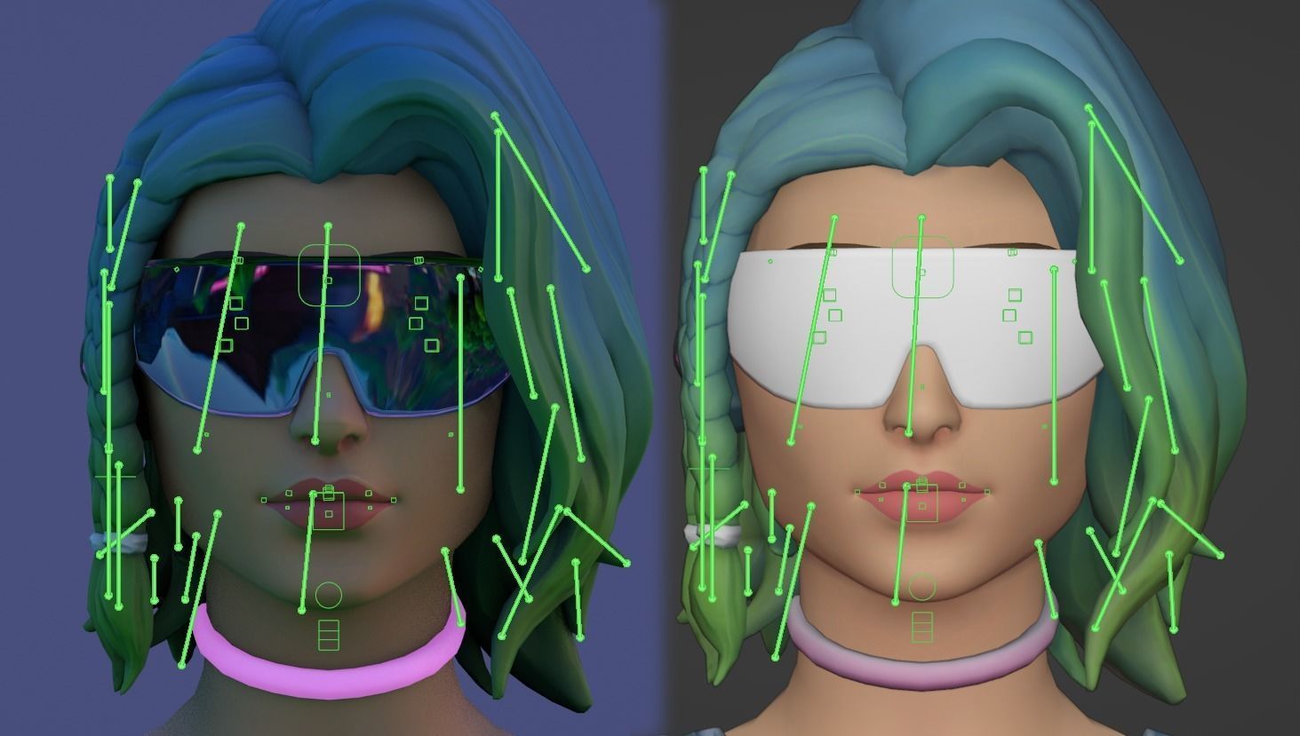 Cameo - Fortnite Low-poly 3D model_17